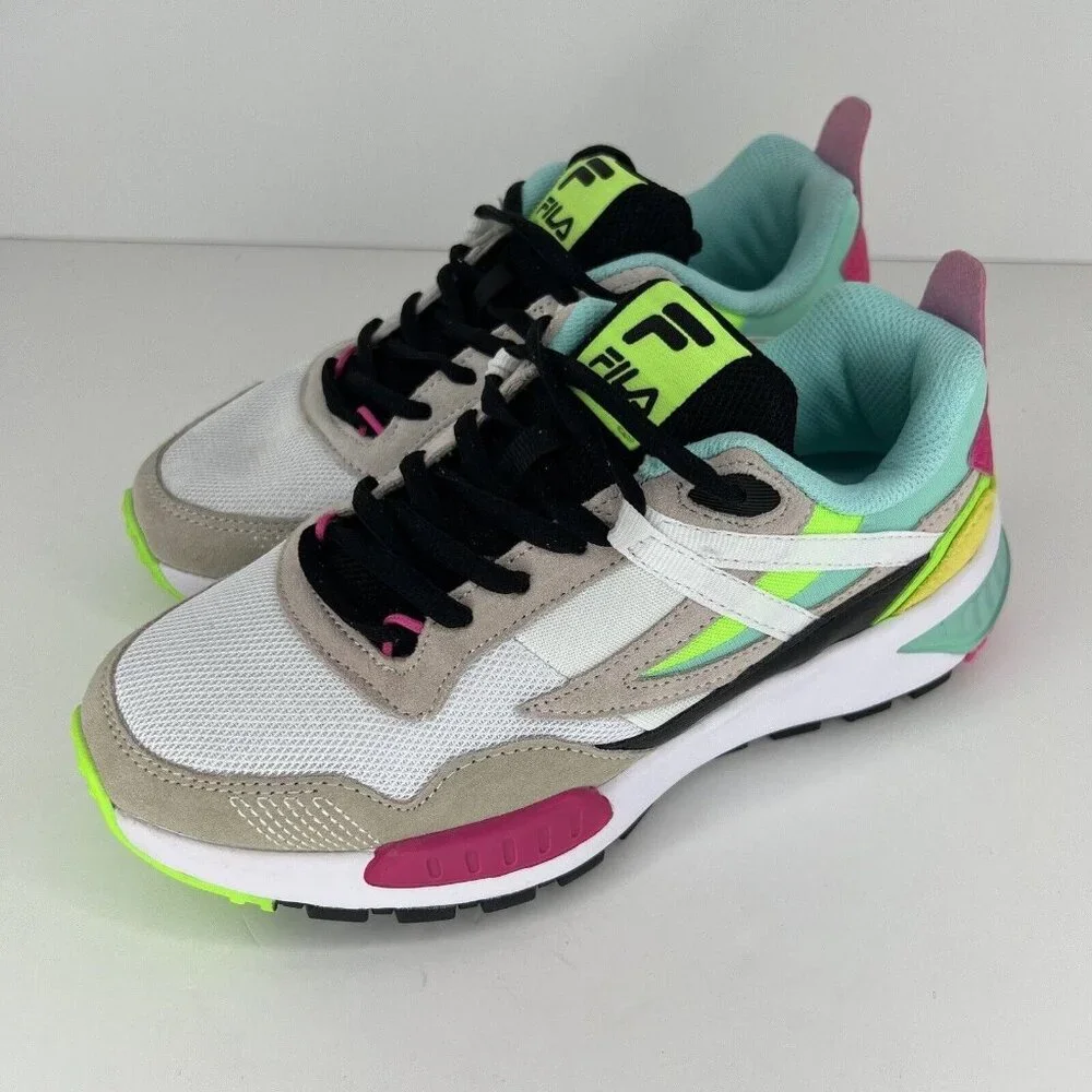 FILA Setona Viz Leather and Mesh Cross Training Sneaker Womens Size 6.5 EU 37.5